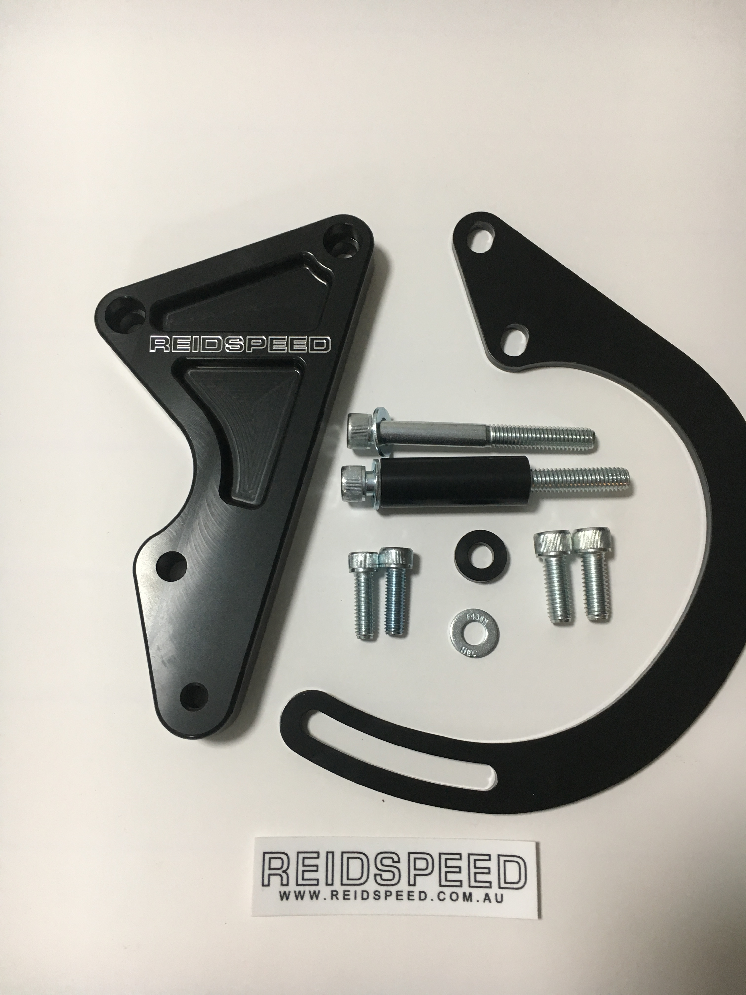 Reidspeed » HOLDEN V8 DRIVERS SIDE LOW MOUNT ALTERNATOR BRACKET BLACK