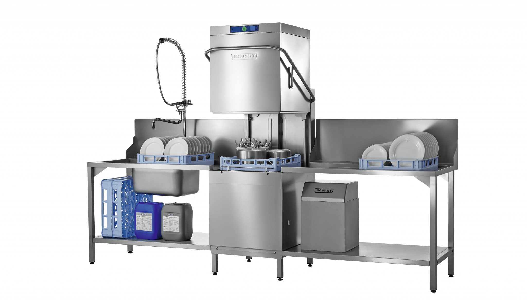 Hobart PROFI AMX Heavy Duty Pass Through Dishwasher Reign In Design