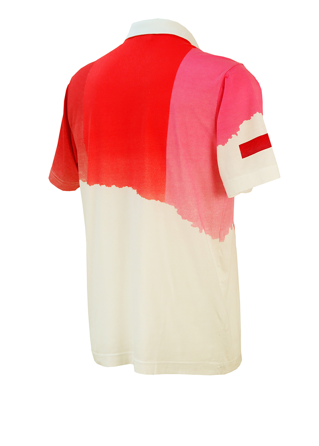 Australian L’Alpina Polo Shirt with Red, Pink, Blue & White Graphic