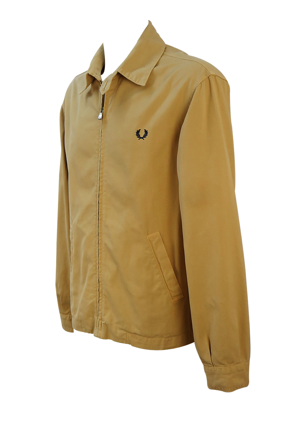 Fred Perry Sand Colour Harrington Jacket L/XL Reign Vintage