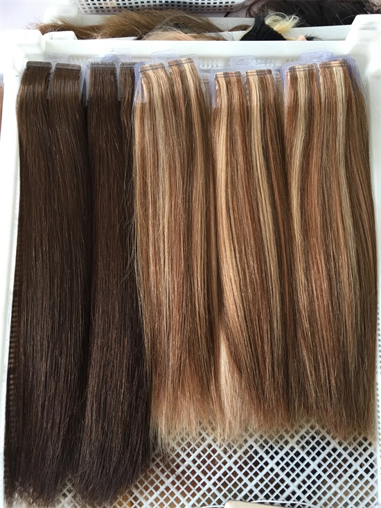 Best Double Drawn Virgin Tape In Hair Extensions