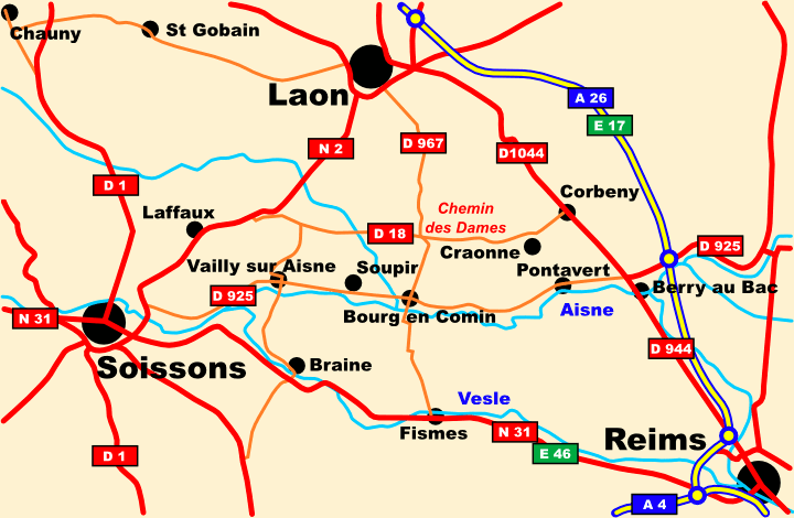 987 16 Avril 1917 Debut De La Bataille Du Chemin Des Dames 1914