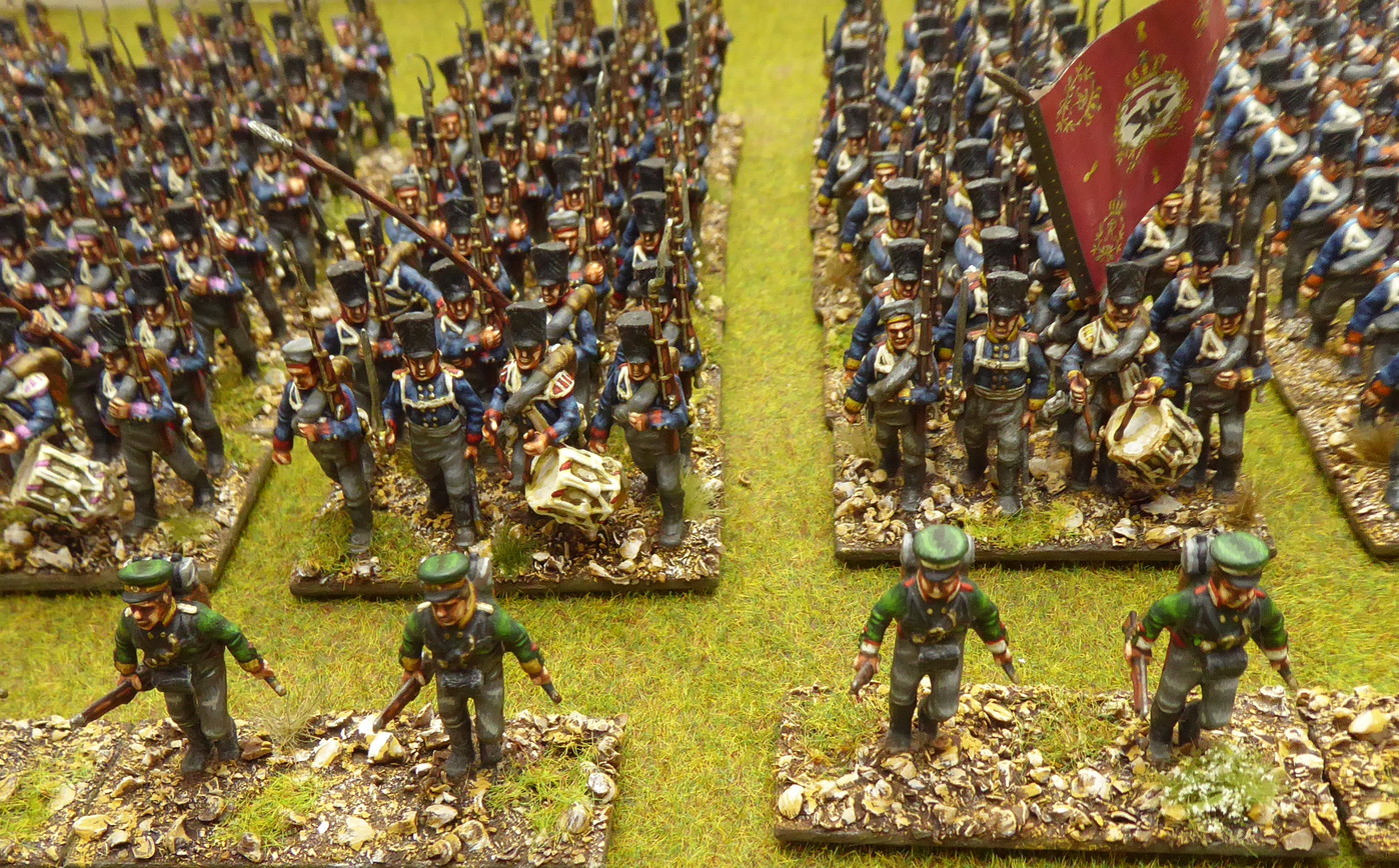28mm Napoleonic Prussian line infantry (Perry miniatures plastics)