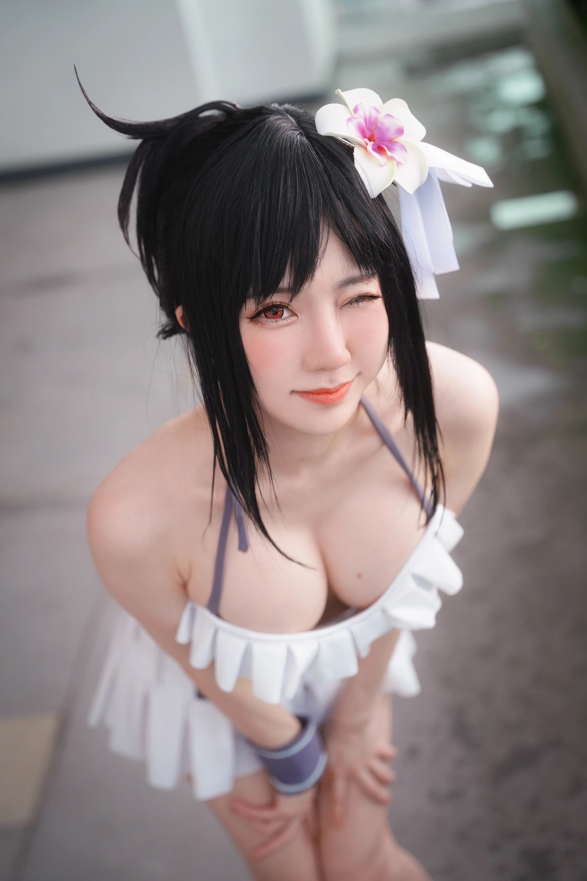 Cosplay Sally多啦雪 – Tifa Bikini