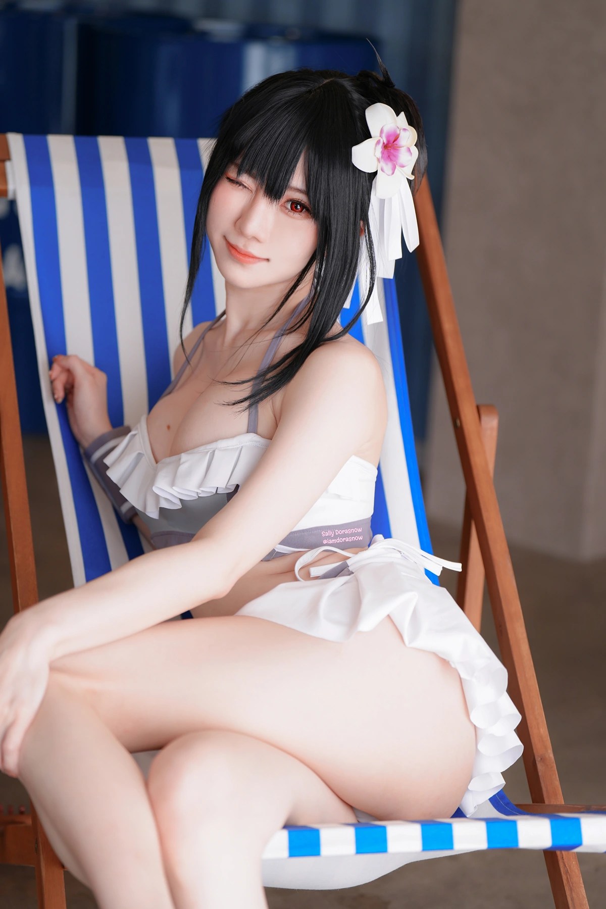 Cosplay Sally多啦雪 – Tifa Bikini