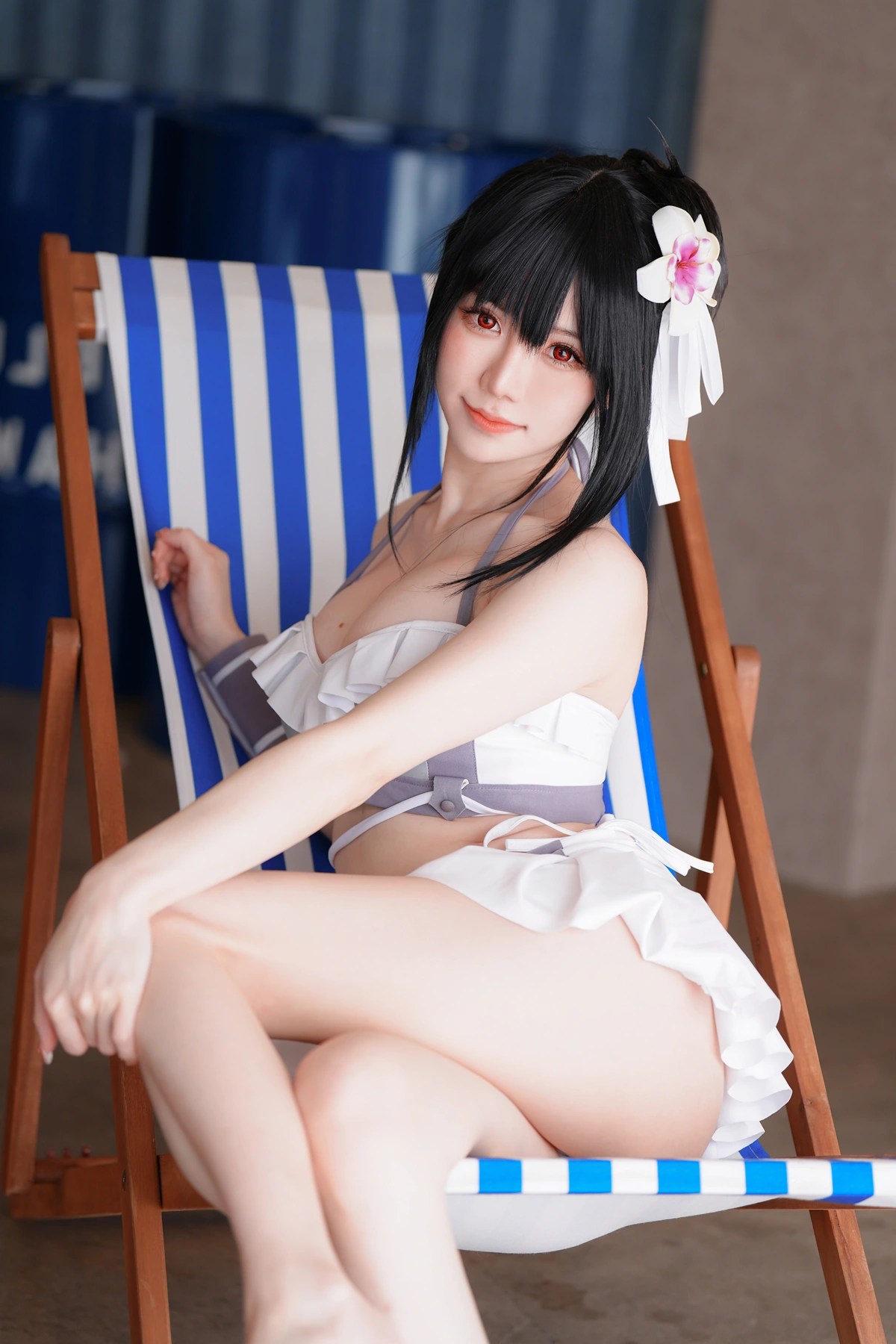 Cosplay Sally多啦雪 – Tifa Bikini