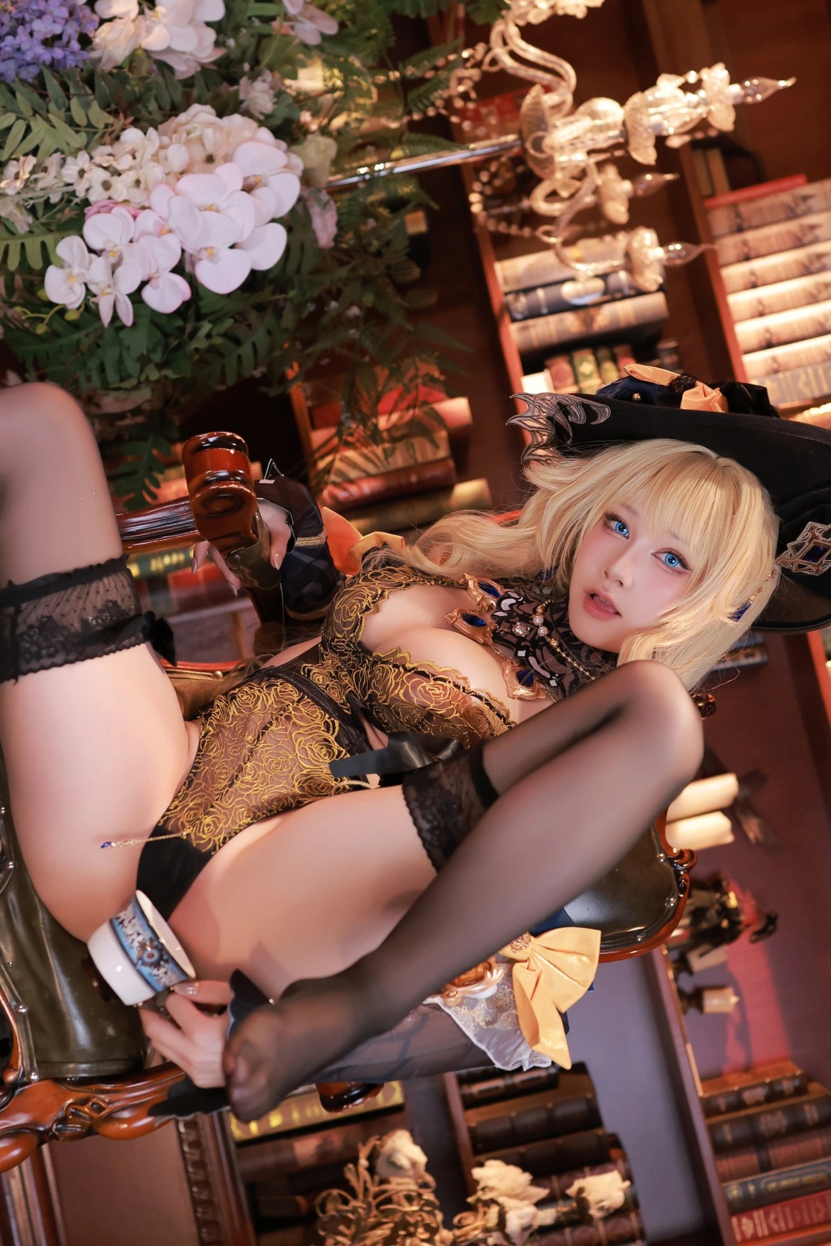 水淼Aqua Cosplay 原神角色纳维亚Navia 50 水淼Aqua Cosplay 原神角色纳维亚Navia