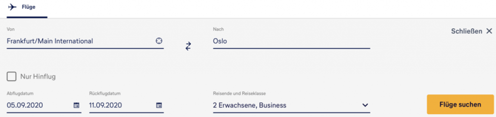 Business Class für zwei ab 399 € > Deals im August 2020 über Lufthansa