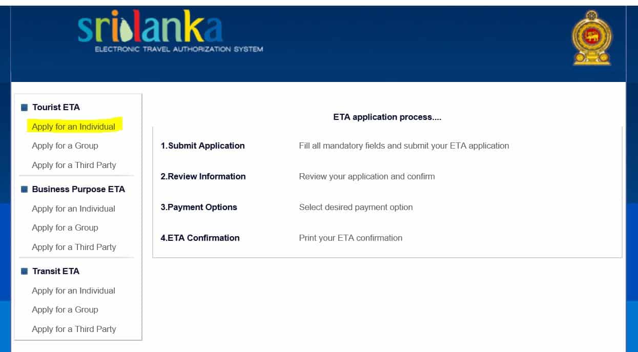 Sri Lanka Visum beantragen so funktioniert's easy