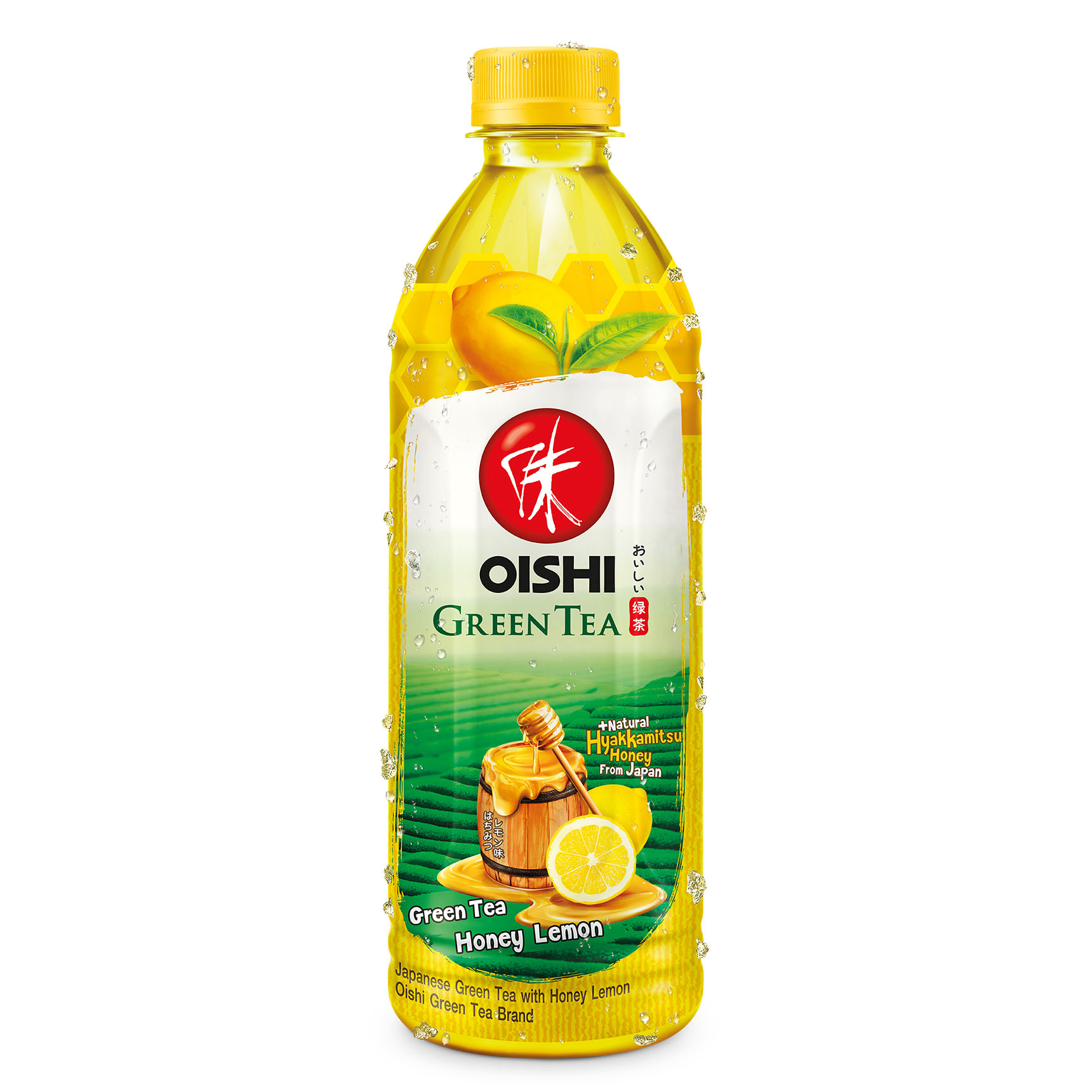 Oishi Green Tea Honey Lemon (500ml) Reissack Asiatische Lebensmittel