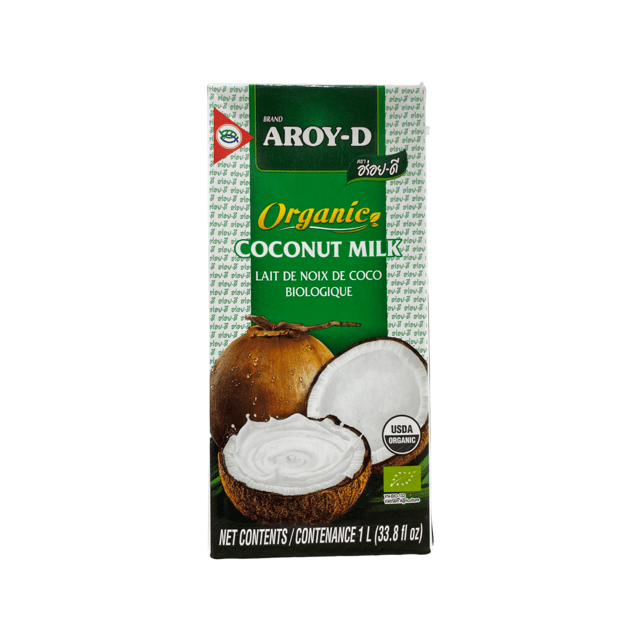 Aroy D Organic Coconut Milk (1L) Reissack Asiatische Lebensmittel