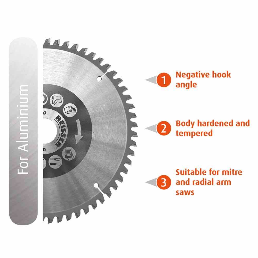 Negative Hook 305mm 96T Circular Saw Blade Reisser UK