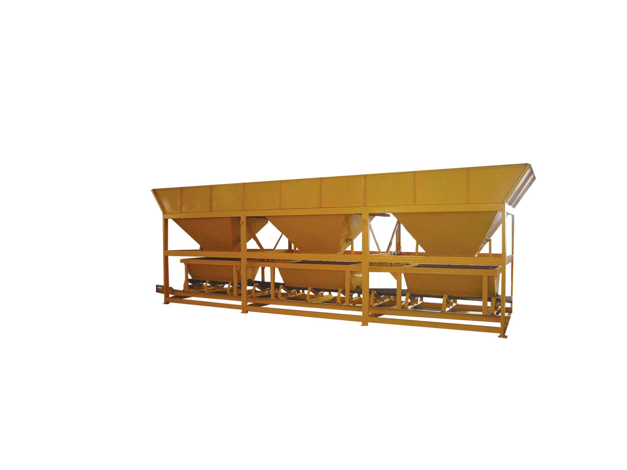 Three Bin Hopper REIT Machine Block Making manufacturers