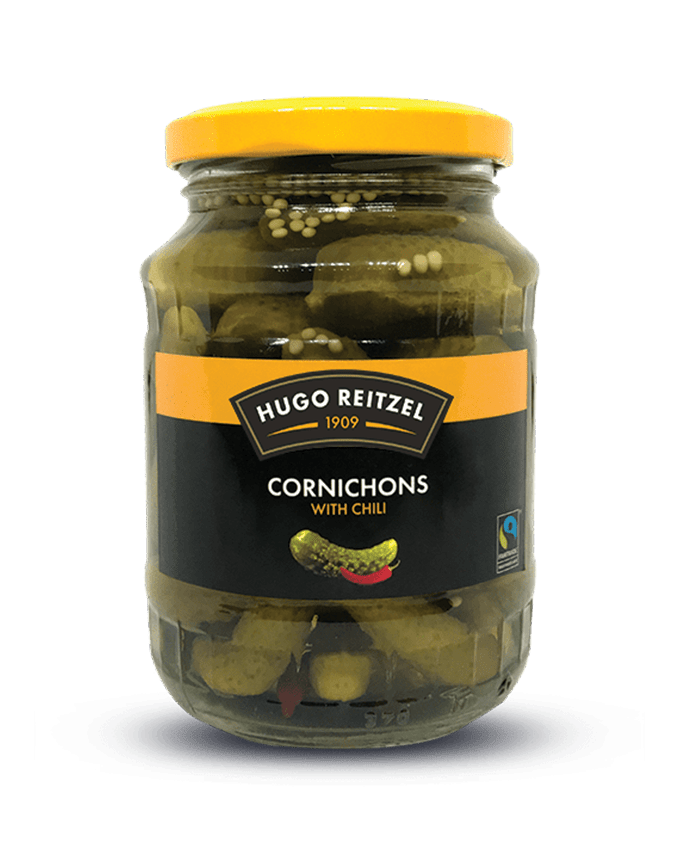 cornichons with chili Reitzel