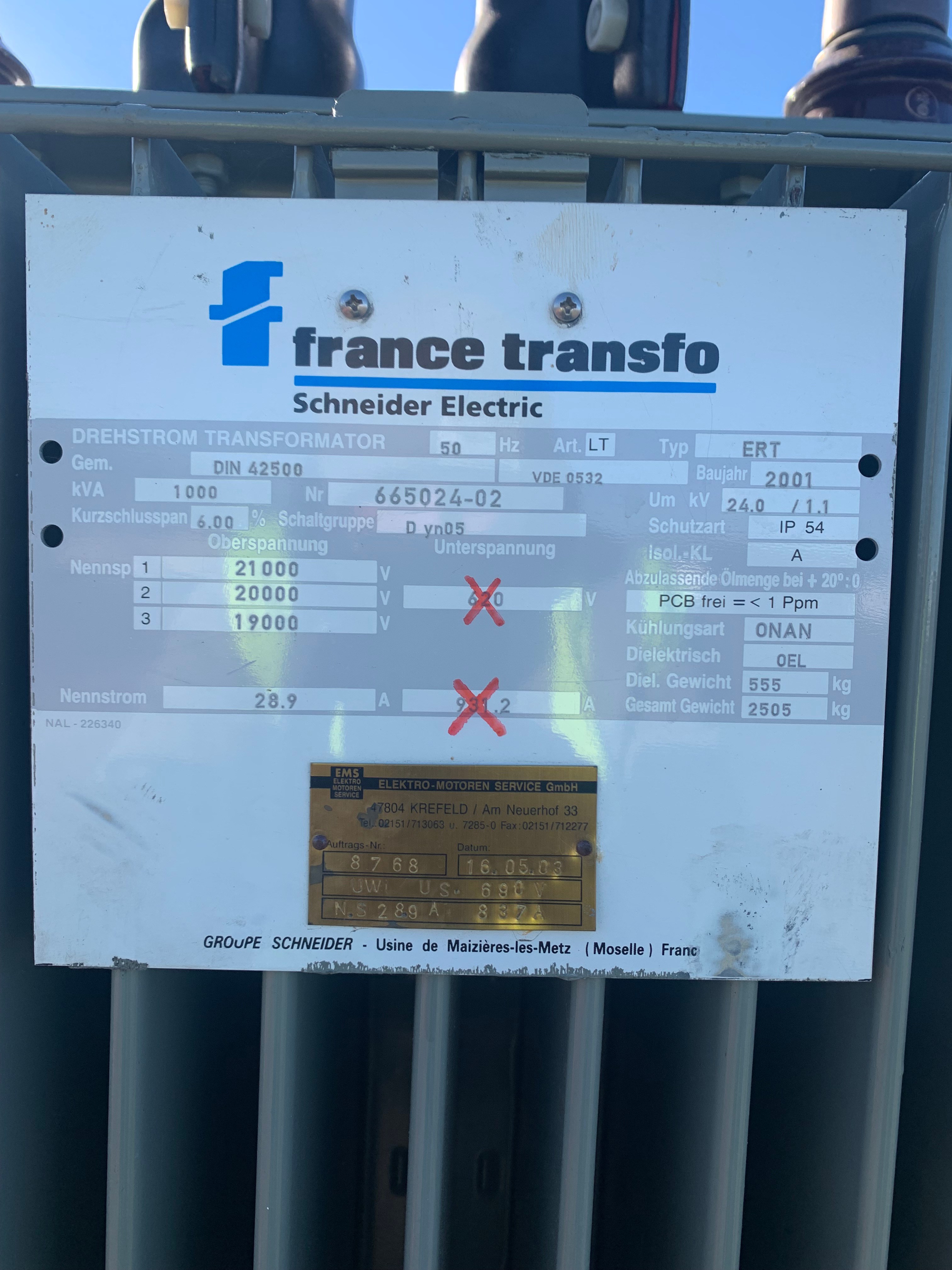 Used Transformers for sale REI WIND