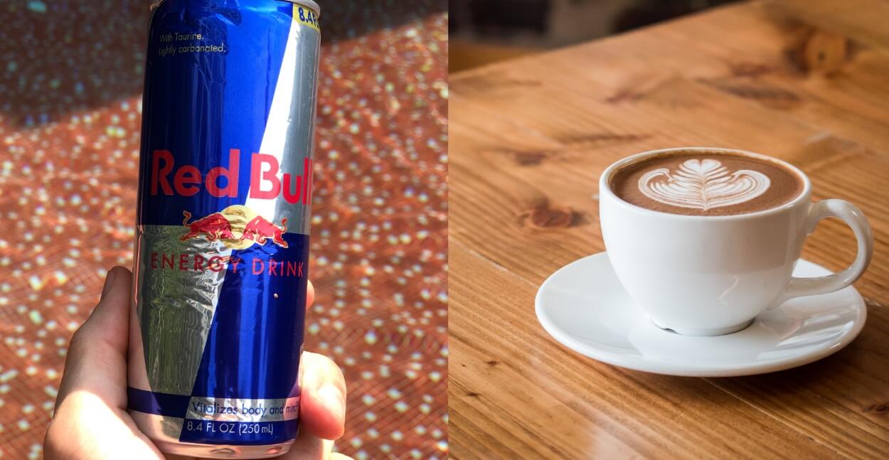 Red Bull Energy Drink VS Coffee