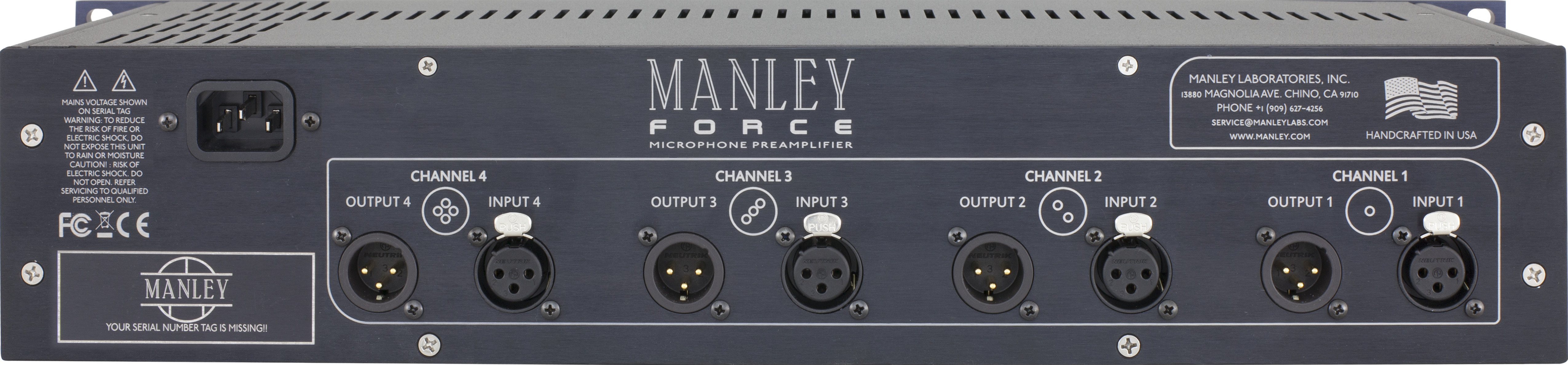 Manley Labs Manley FORCE vacuum tube mic preamp