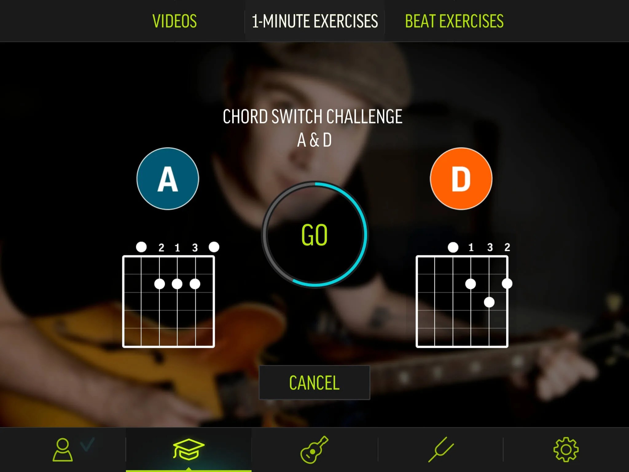 Justin Guitar Beginner Song Course by FourChords for iOS & Android
