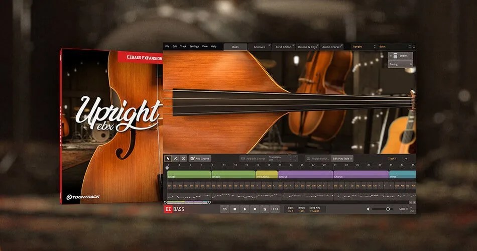Toontrack releases Upright EBX expansion pack for EZbass