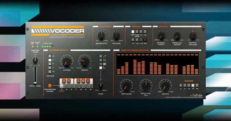 Vocalize your vision with Softube's Vocoder effect plugin