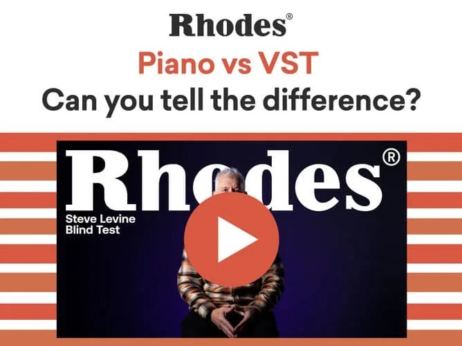 Can you tell the difference Rhodes MK8 vs VST blind test with Steve Levine
