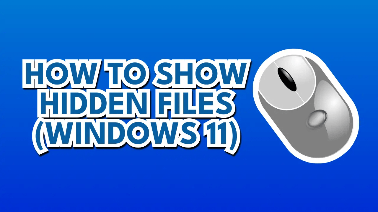 How to Show Hidden Files in Windows 11