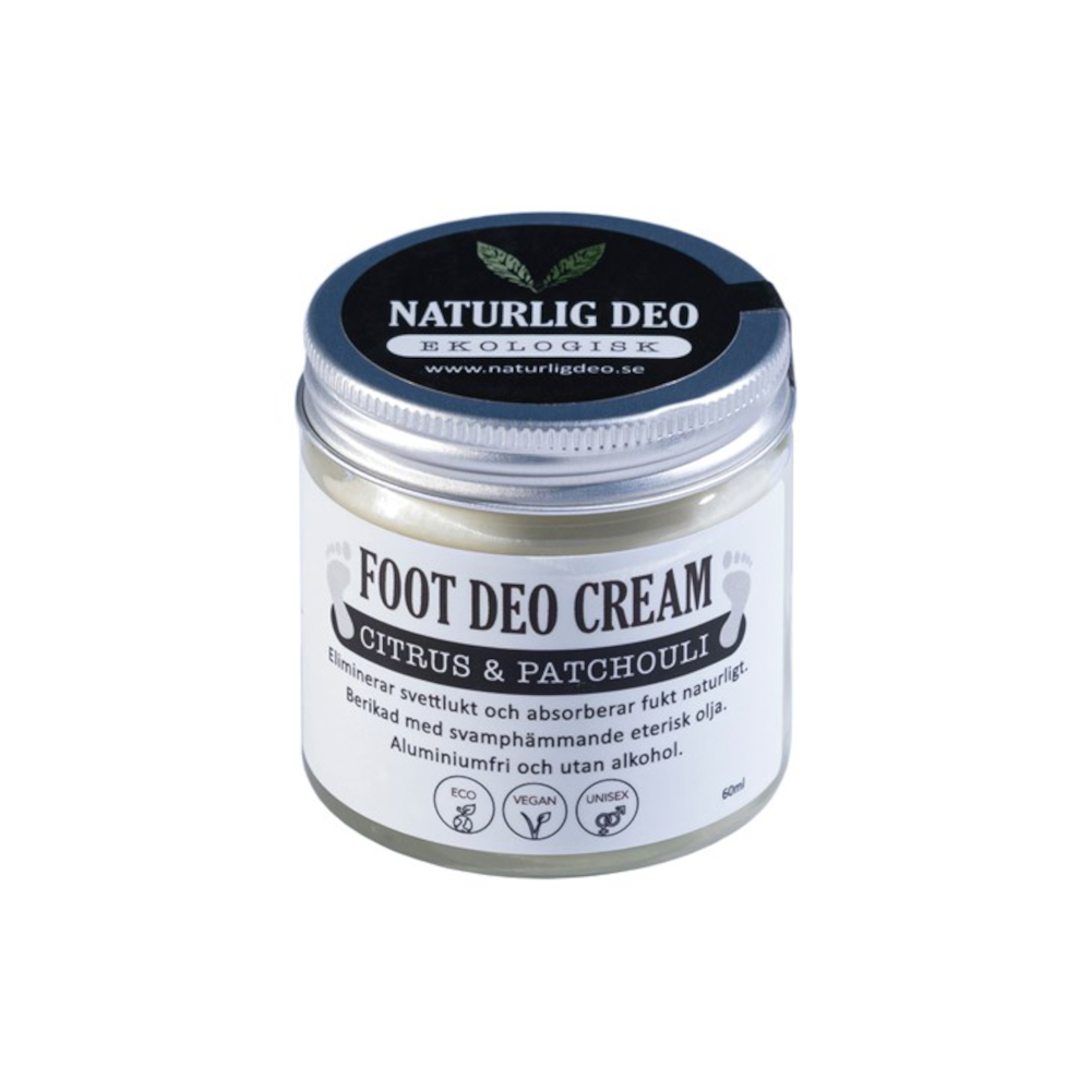 Foot Deo Cream 60 ml Naturlig Deo