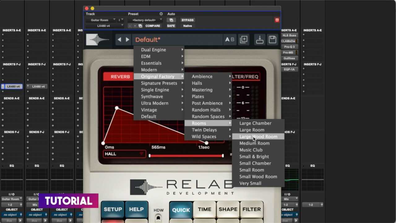 The Power of Realistic Room Reverb Using The LX480 Relab Development ApS
