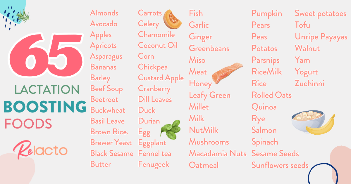 65 LactationBoosting Food for Breastfeeding Mummies