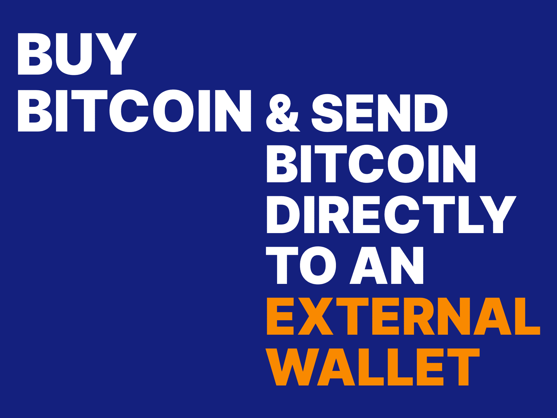 How to Buy Bitcoin and Send it Directly to an External Wallet Using Relai Relai