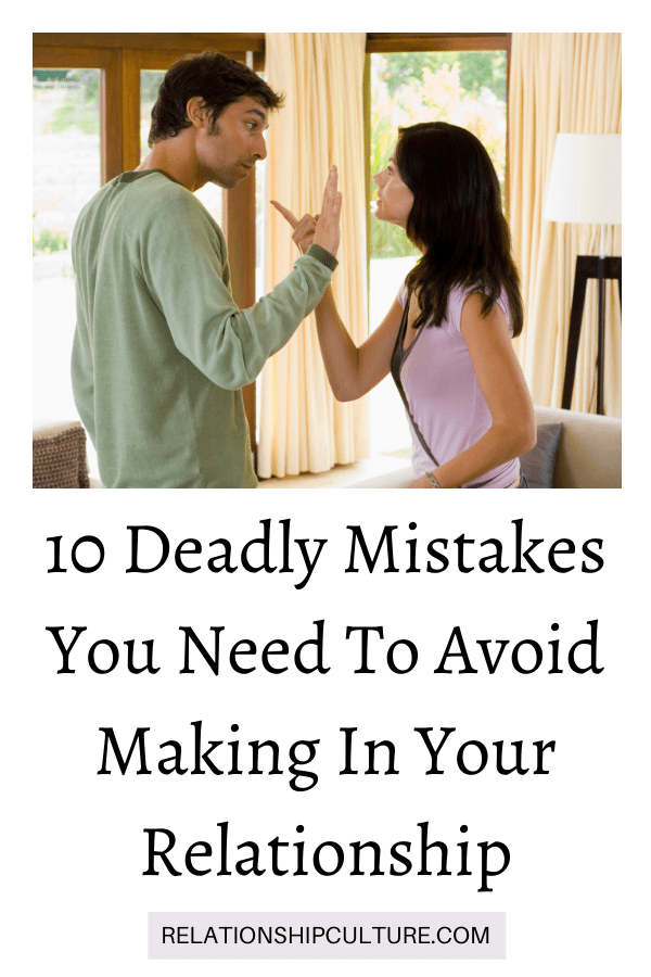 10 Terrible Mistakes That Can Destroy Your Relationship Relationship