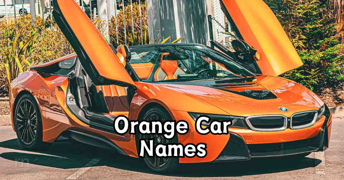 Best Orange Car Names in 2024