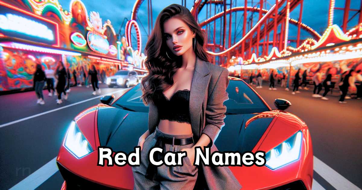 Best Red Car Names in 2024