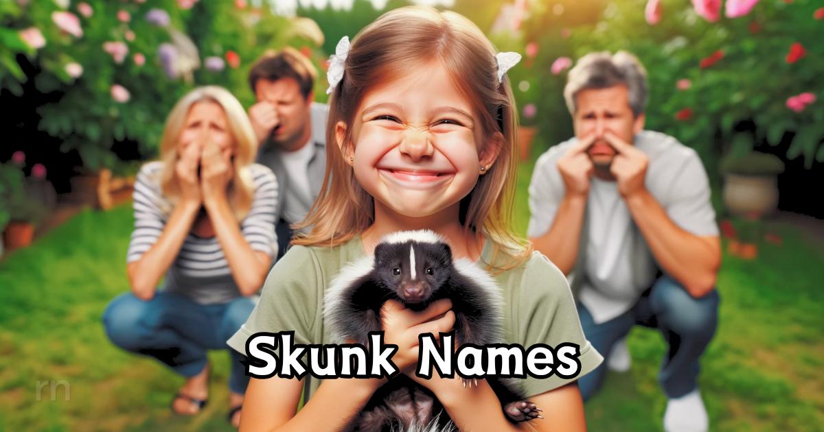 Funny Pet Names for Skunk in 2024