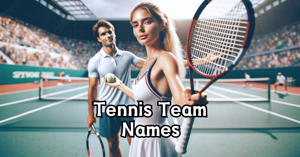 Tennis Team Names for Big Leagues in 2024