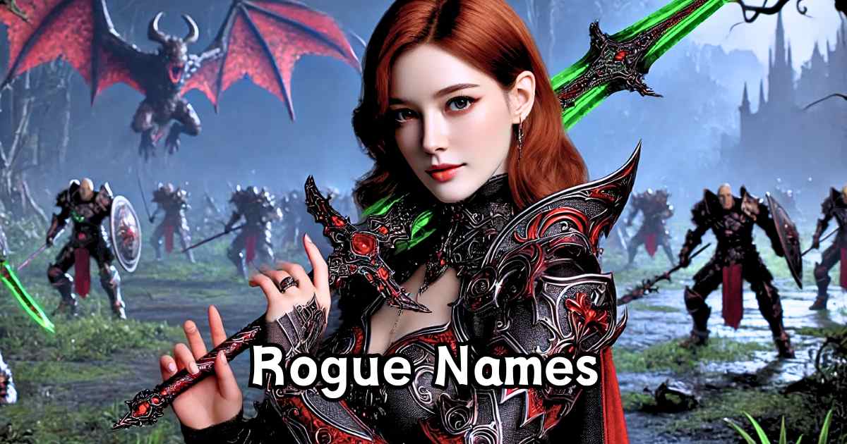 DnD Names for Rogue in 2024