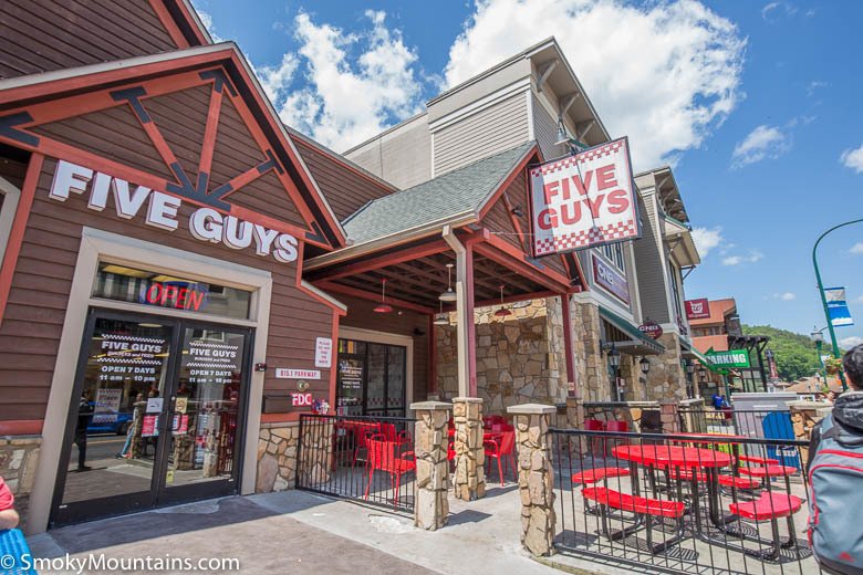 Five Guys Relax Gatlinburg