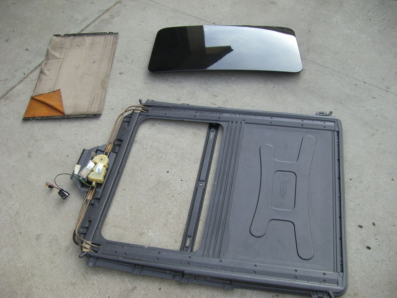E36 sunroof motor/ E36 sunroof panel