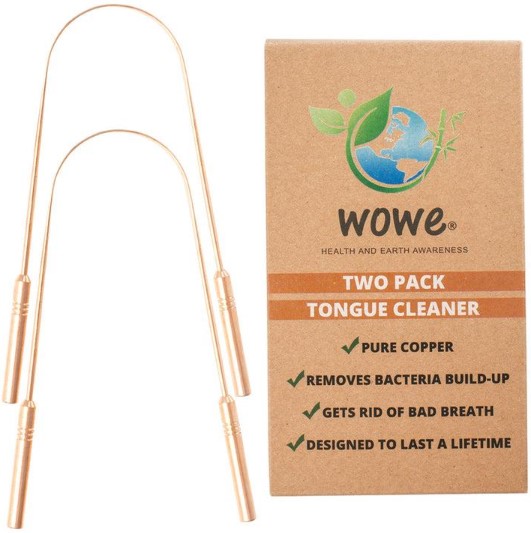 Pure Copper Tongue Cleaner Two Pack Root Salon + Spa