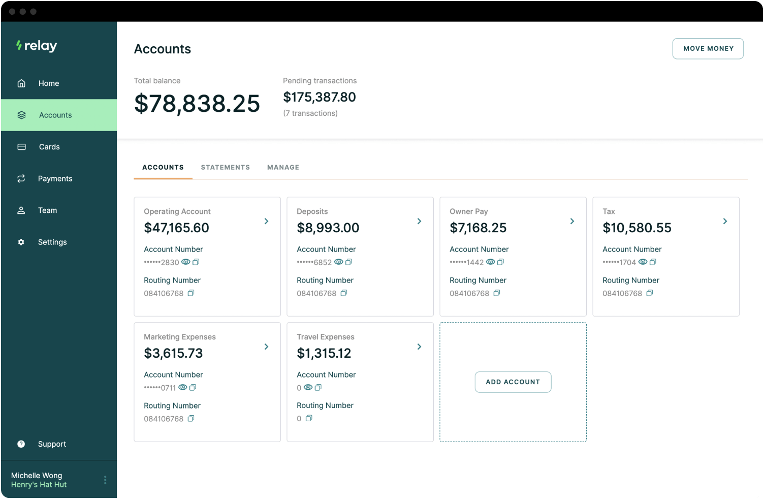 Relay Financial Business Banking Made Easy