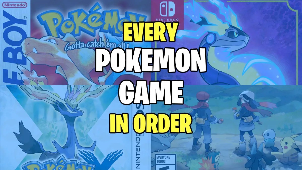 Every Mainline Pokemon Game in Order of Release Date