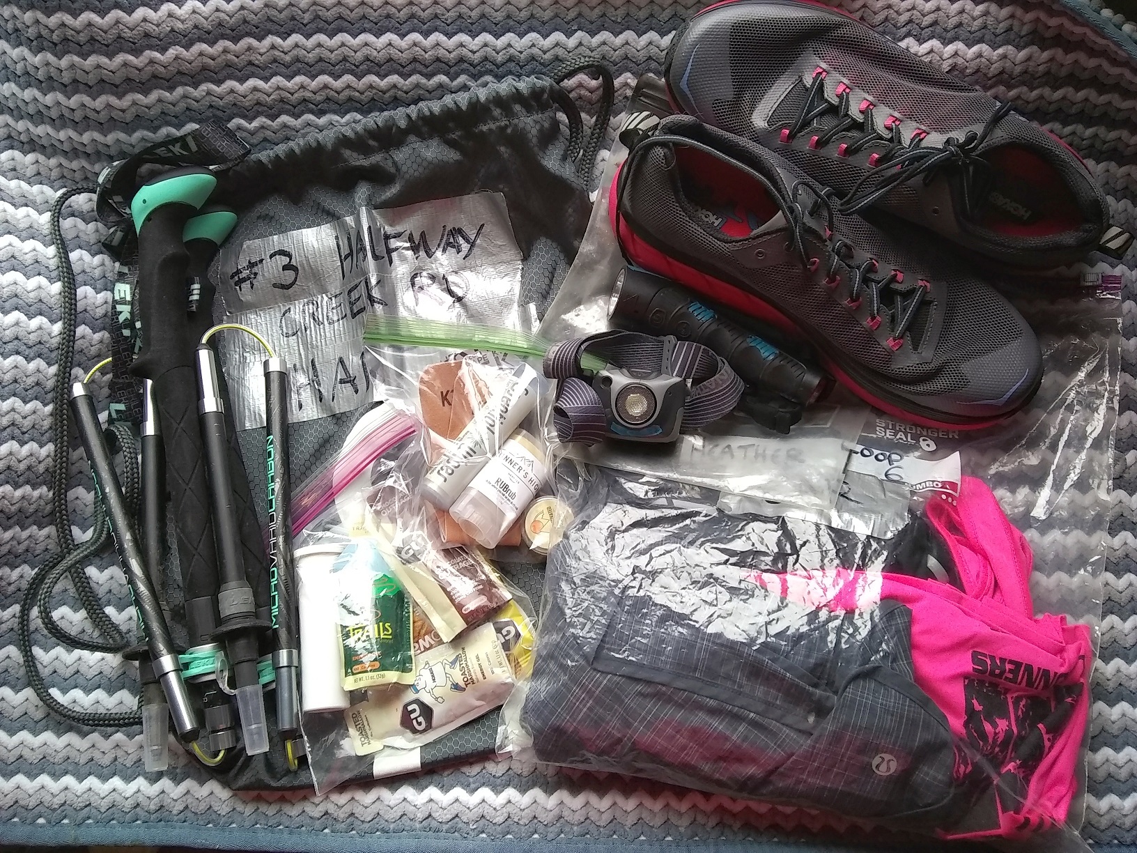 The Beginners Guide to Packing an Ultramarathon Drop Bag RELENTLESS