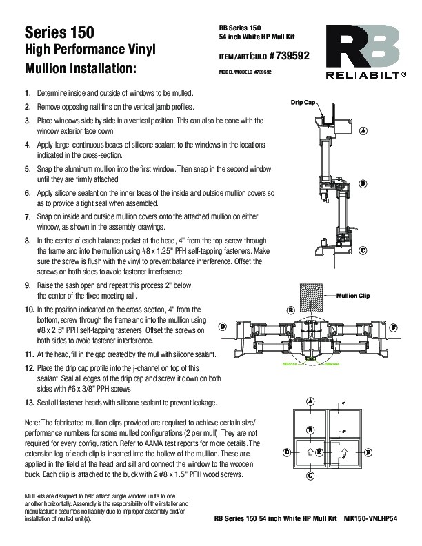 Reliabilt Closet Doors Installation Instructions Dandk Organizer