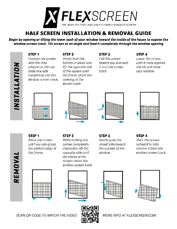 Flexible & Removable Window Screen FlexScreen RELIABILT at Lowes
