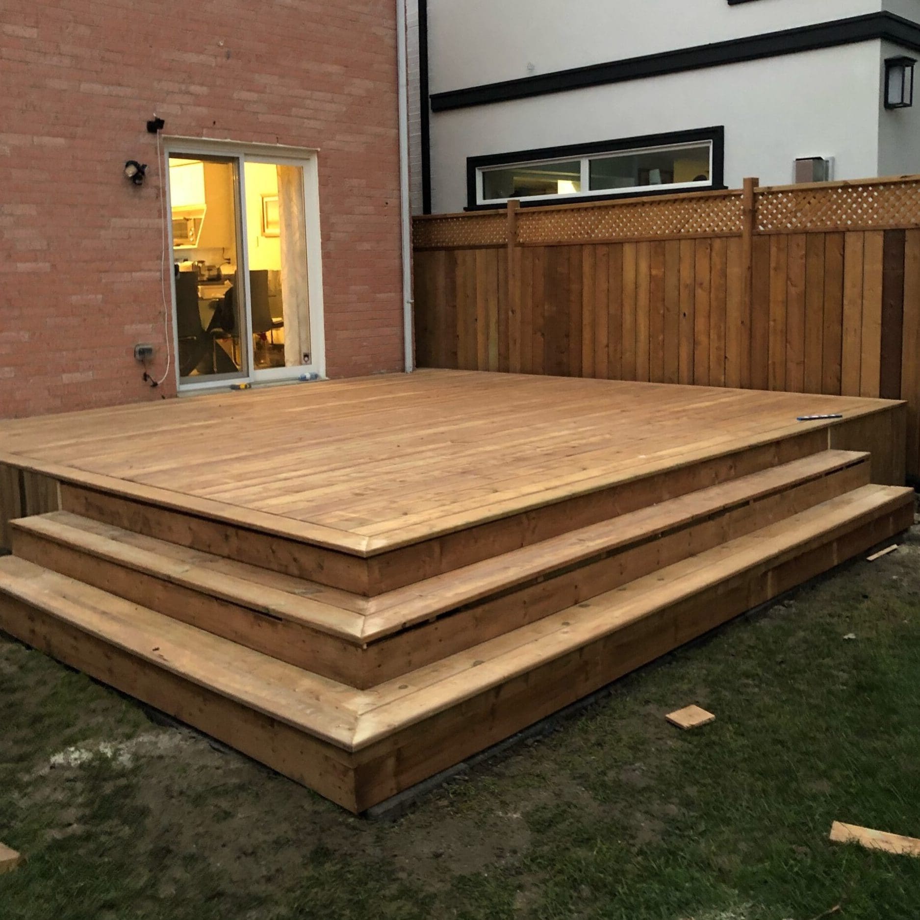 How to Hide Concrete Deck Footings Reliable Post Hole Diggers