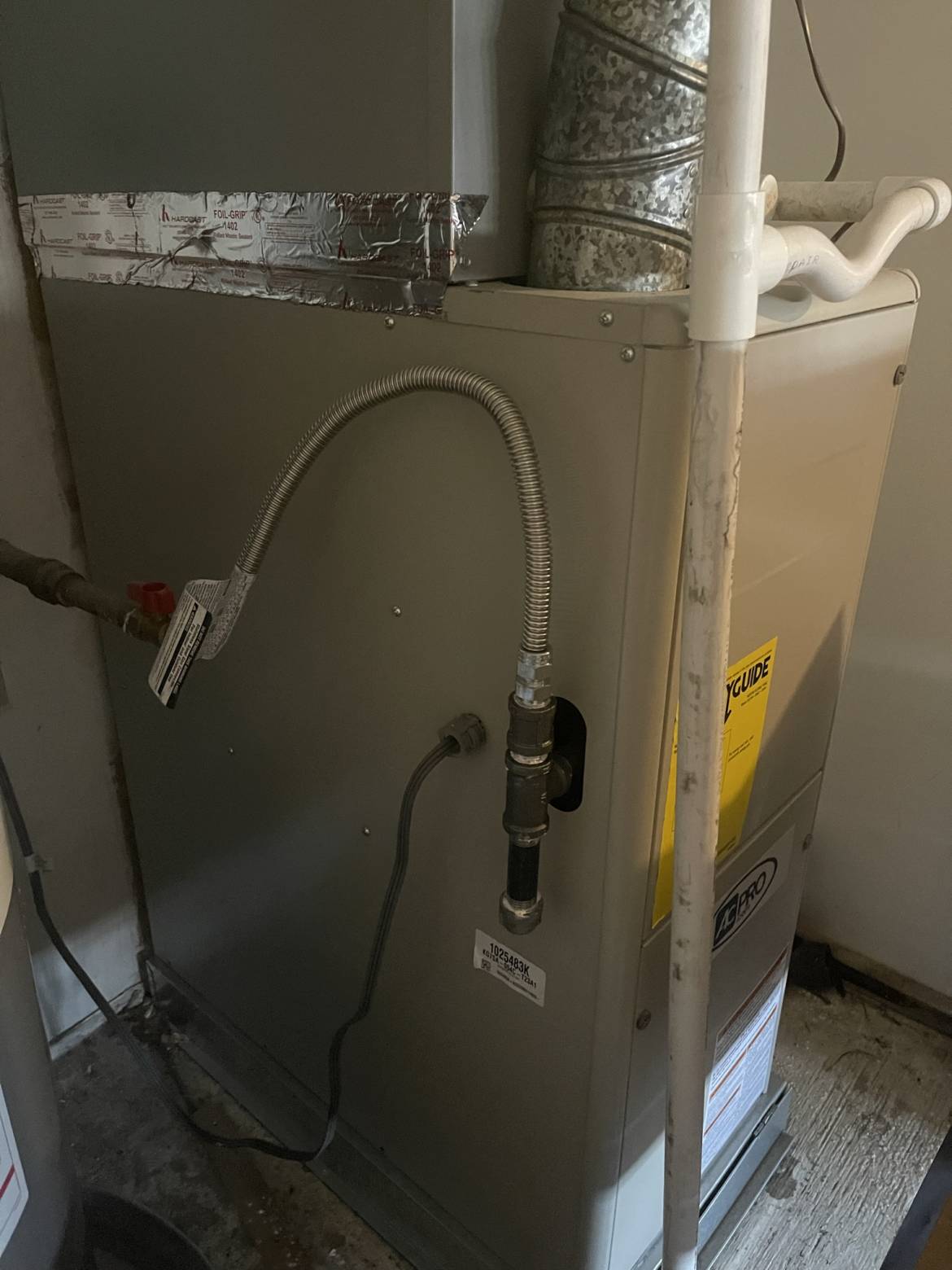 Where is location of gas furnace reset button Reliable Enterprises