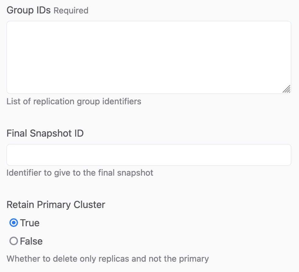 delete_replication_groups · Reliably