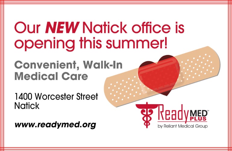 ReadyMED is Coming to Natick! Reliant Medical Group