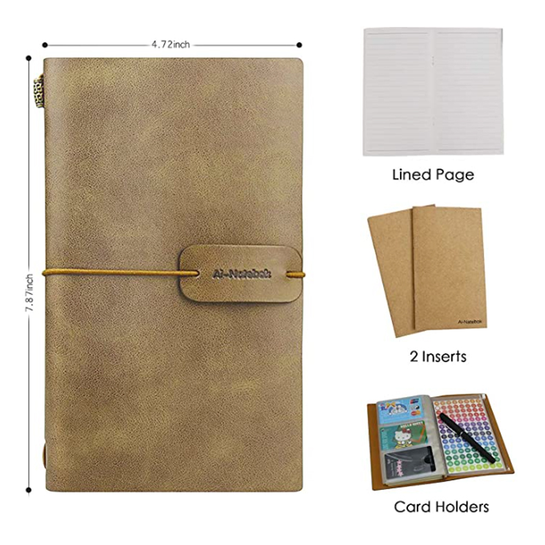 Handmade Leather Travel Journal Relic Lexington