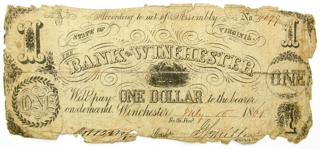 Ridgeway Reference Archive, Currency Virginia